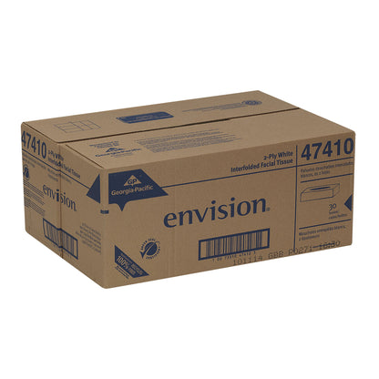 TISSUE, FACIAL ECON 2PLY WHT