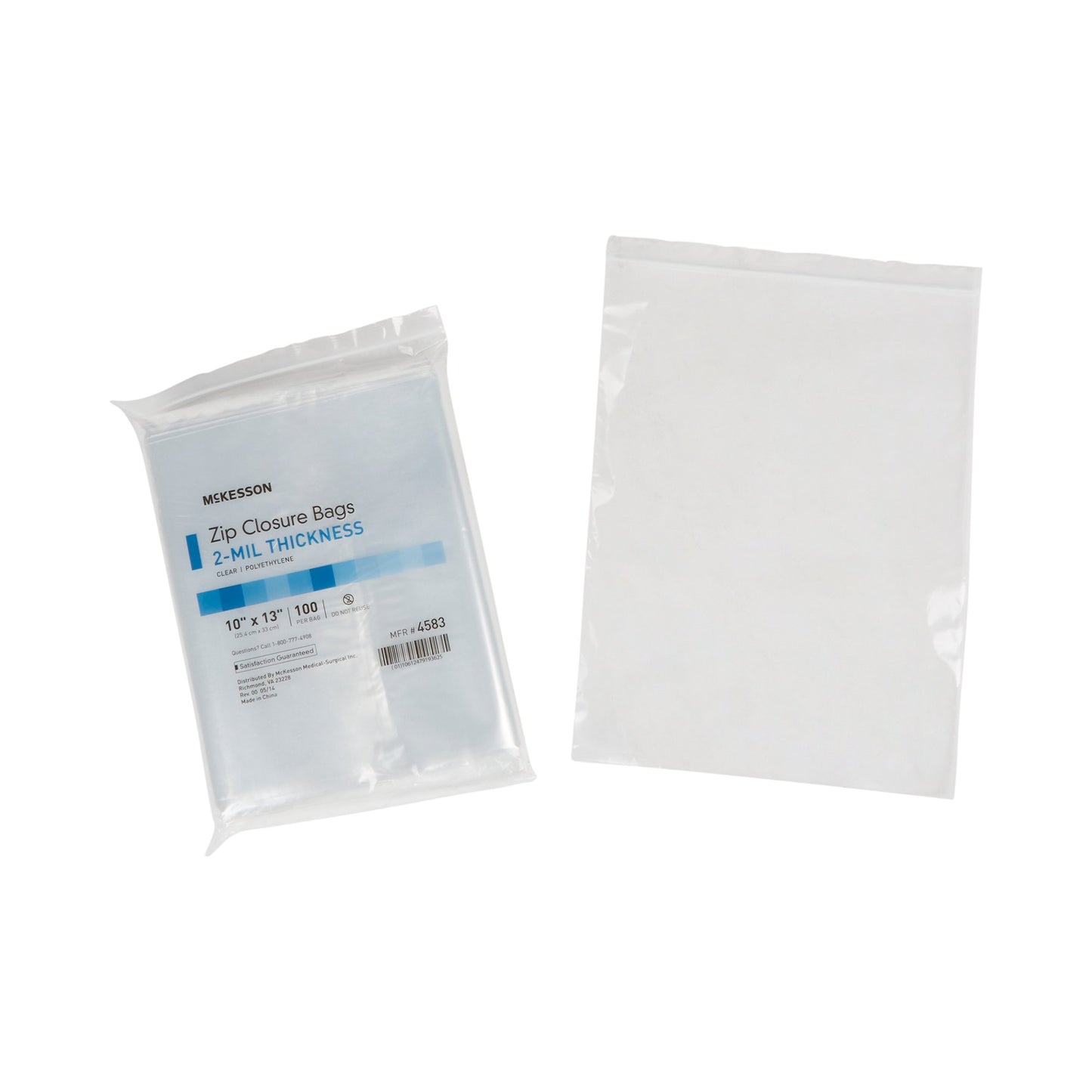 BAG, ZIP LOCK 10X13