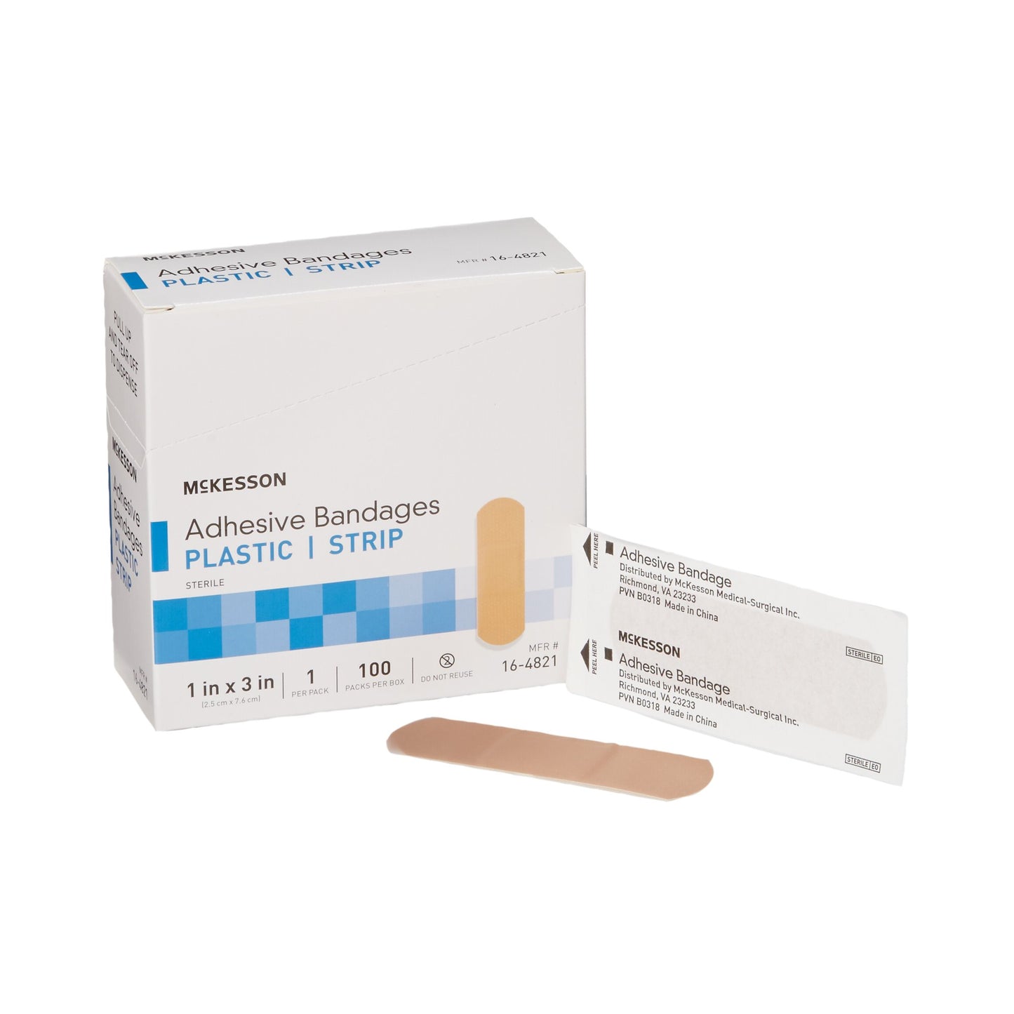 BANDAGE, ADHSV SHR STRP 1X3