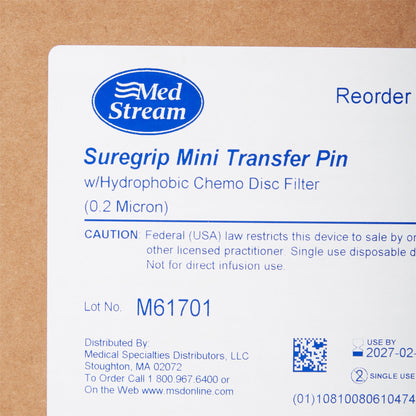 PIN, DISPENSING CHEMO W.2 MICRON FILTER