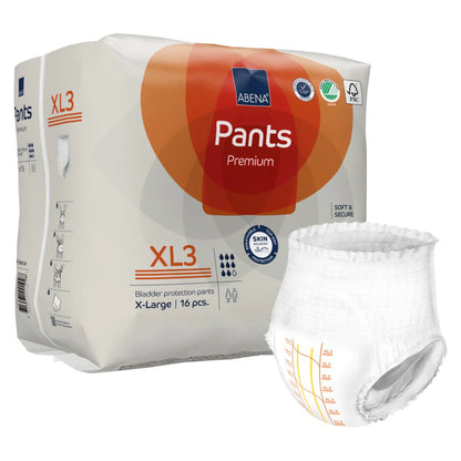 UNDERWEAR, INCONT ABENA PROT PREM XL3 XLG