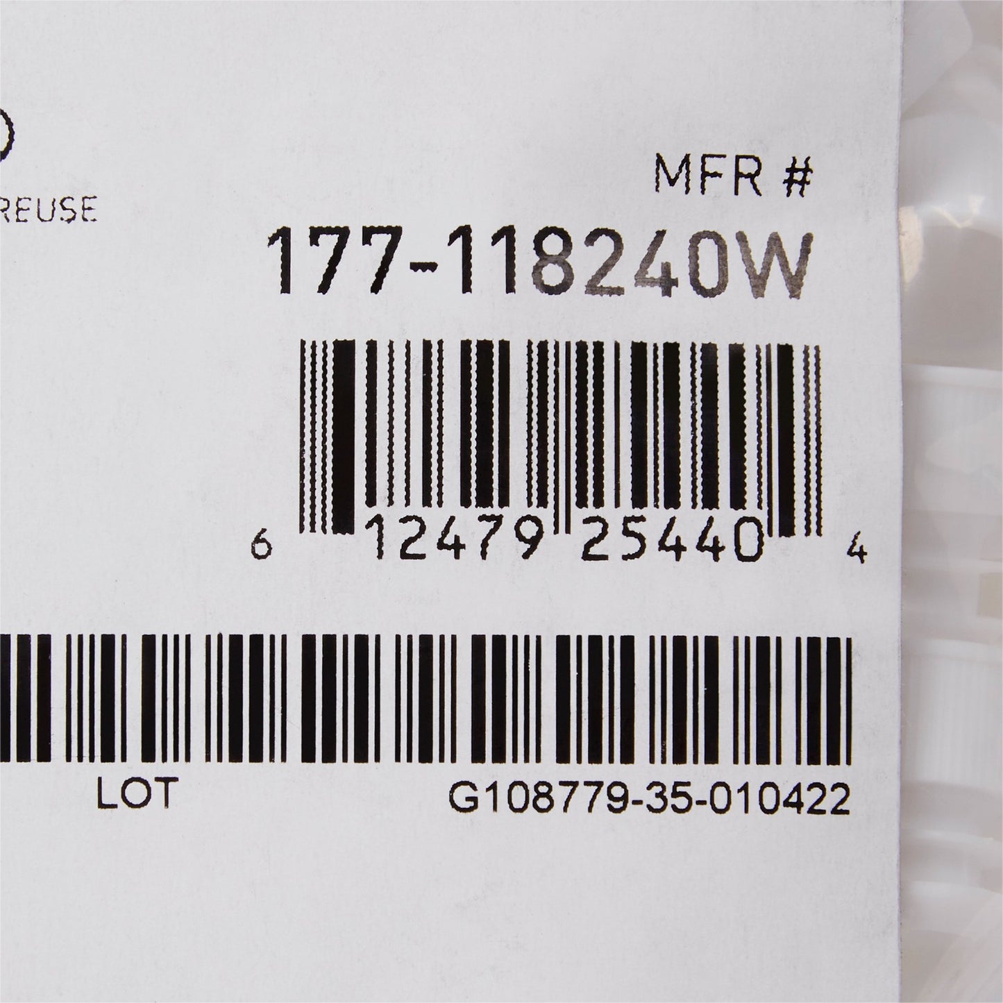 CAP, VAC TUBE WHT 13MM