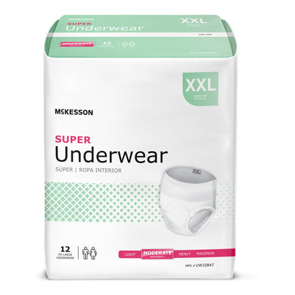 UNDERWEAR, SUPER 2XLG 68-80