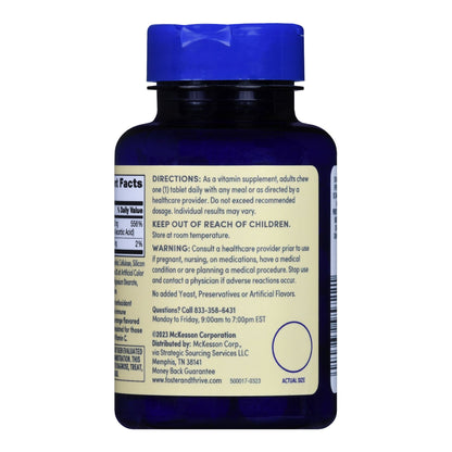 VITAMIN C, CHEW FT SM ORG 500MG