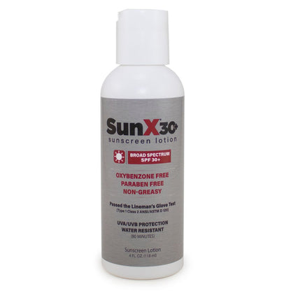 SUNSCREEN, SUN X SPF30+ 4OZ