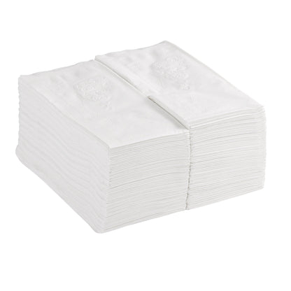 NAPKIN, DINNER DIXIE 2-PLY 1/8FOLD WHT