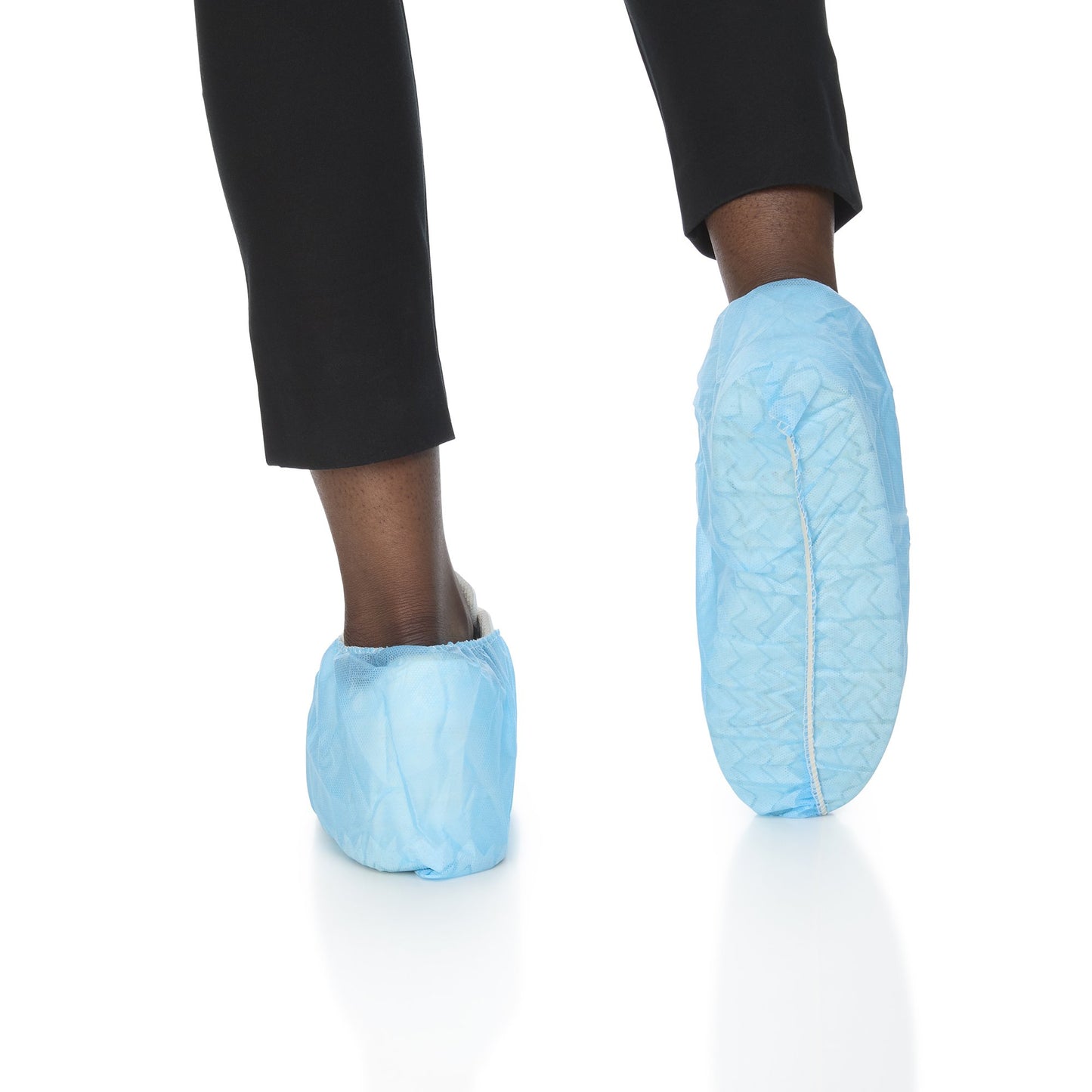 SHOECOVER, NON-SKID LF UNIV BLU
