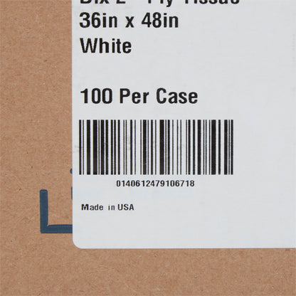 SHEET, DRAPE 2PLY WHT 36X48
