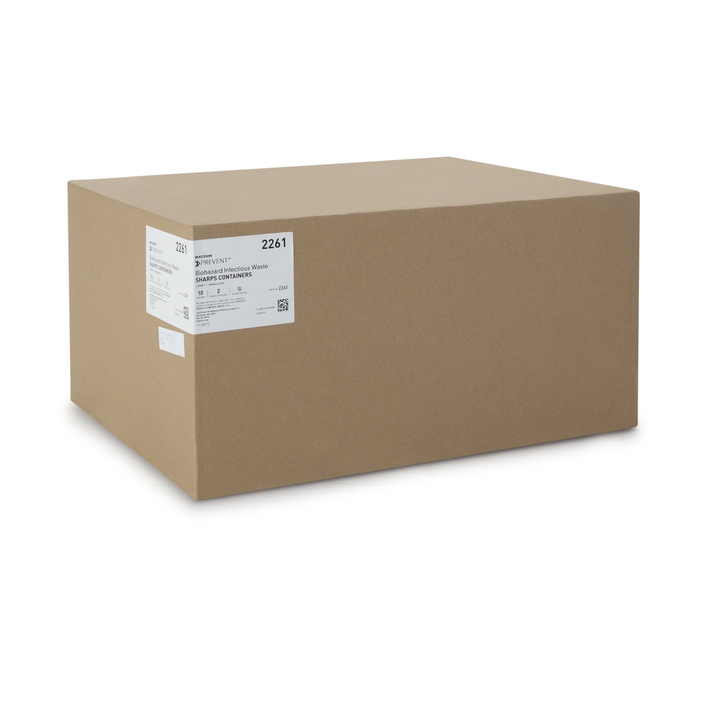 CONTAINER, SHARPS CLR 5QT HORIZ