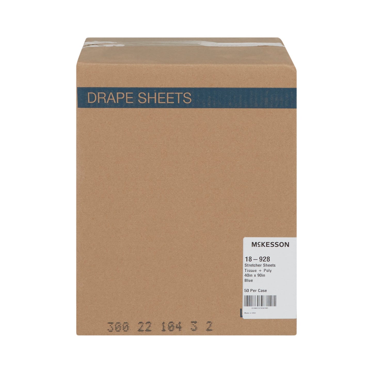 SHEET, STRETCHER T/P BLU 40X90