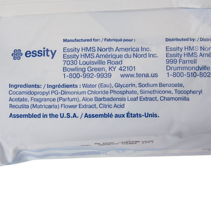 WASHCLOTH, WET CLASSIC TENA DISP