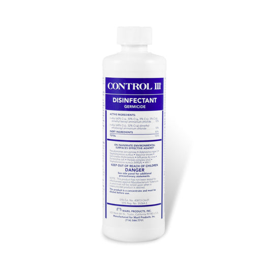 DISINFECTANT, CONTROL III CONC16OZ