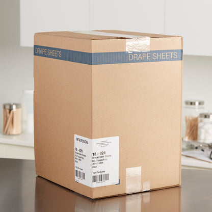 SHEET, DRAPE TISSUE/POLY BLU 40X48
