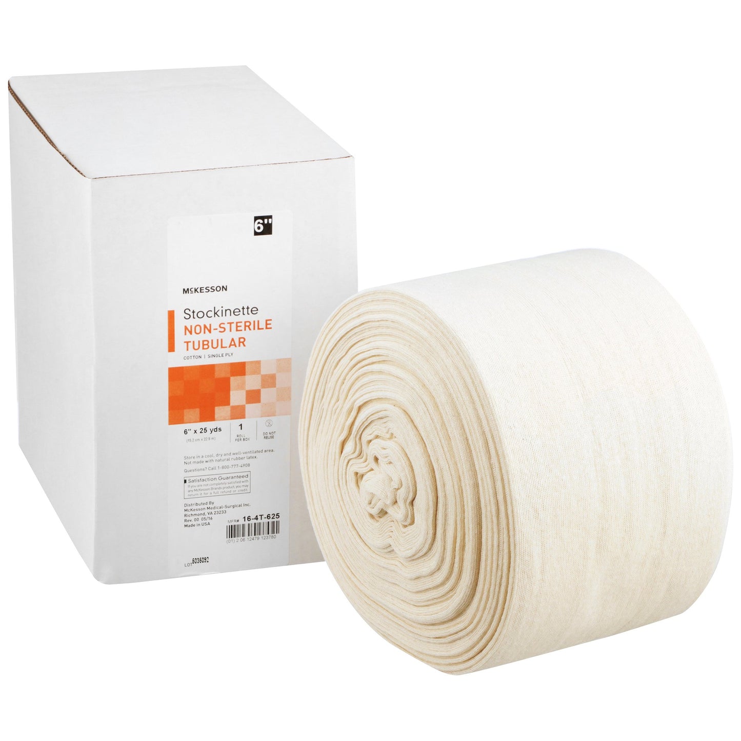 STOCKINETTE, TUBE CTN 6"X25YD