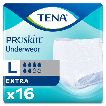 UNDERWEAR, TENA EXTRA PROTECTIVE LG