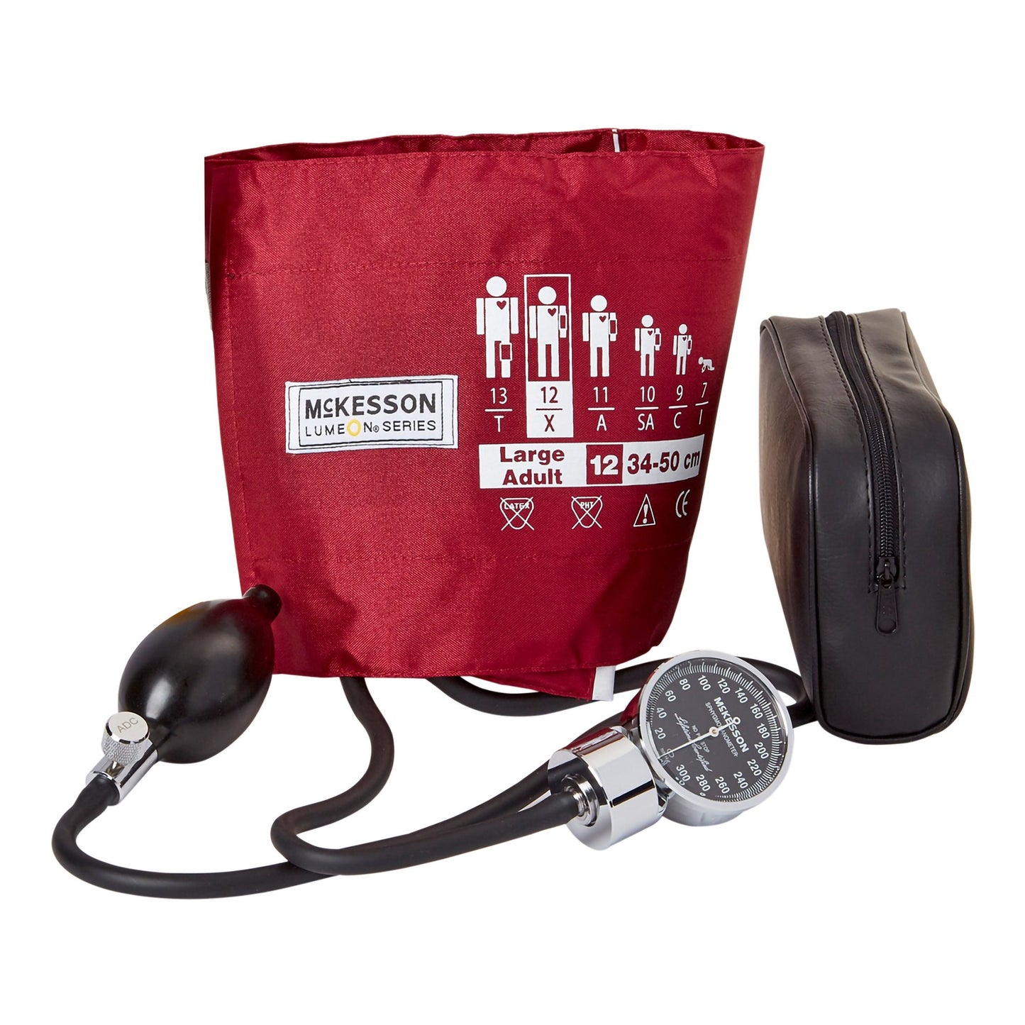 SPHYG, ANEROID PRO LF BURG LGADLT 34-50CM