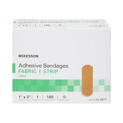 BANDAGE, ADHSV FABR STRP 1X3