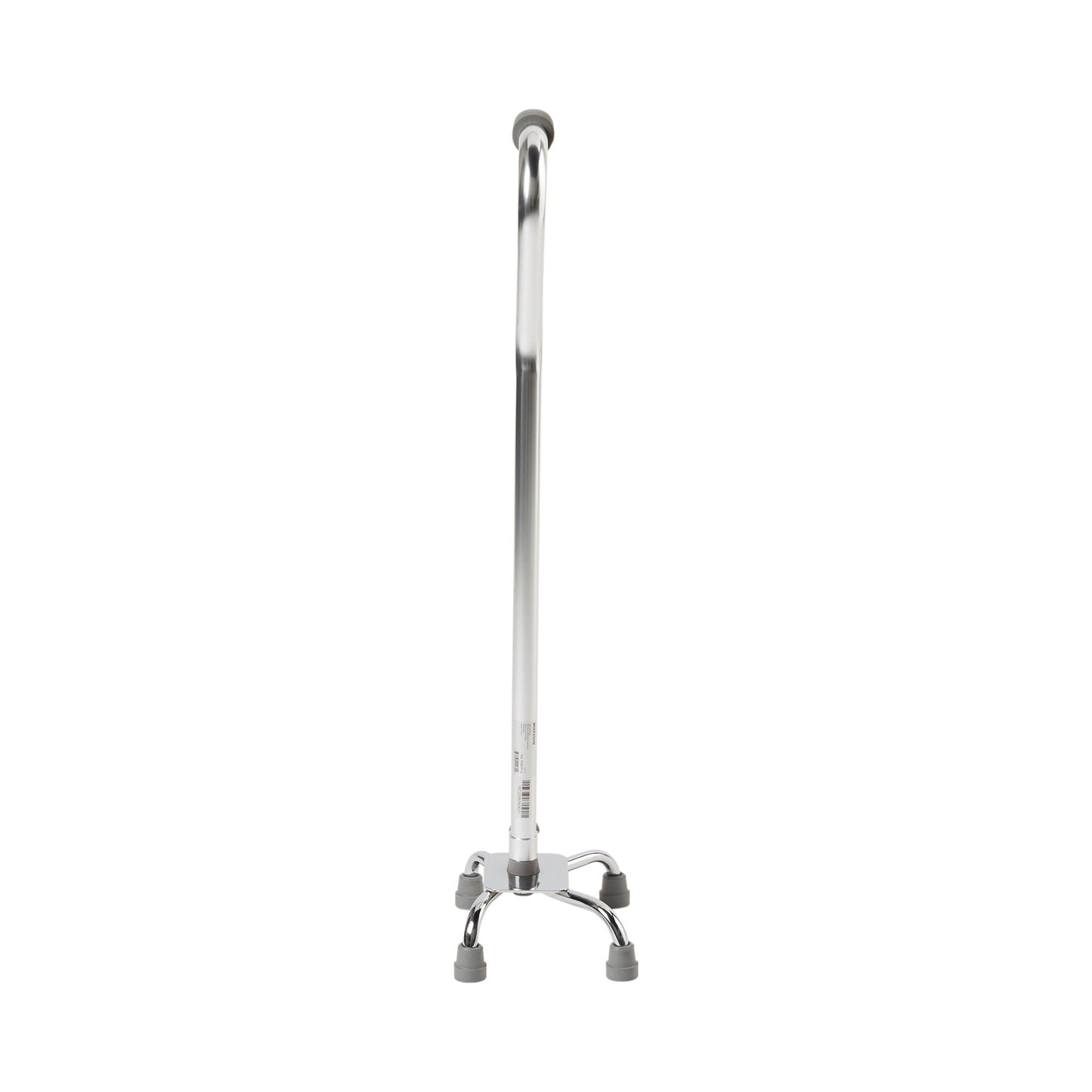 CANE, QUAD/SM BASE ALUM CHROME