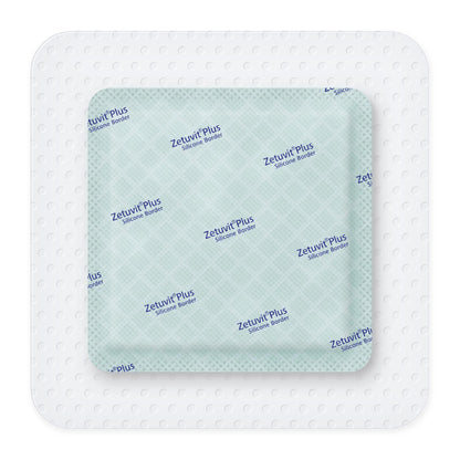 DRESSING, WND ZETUVIT + SAP BRDR SIL ADH 5"X5"