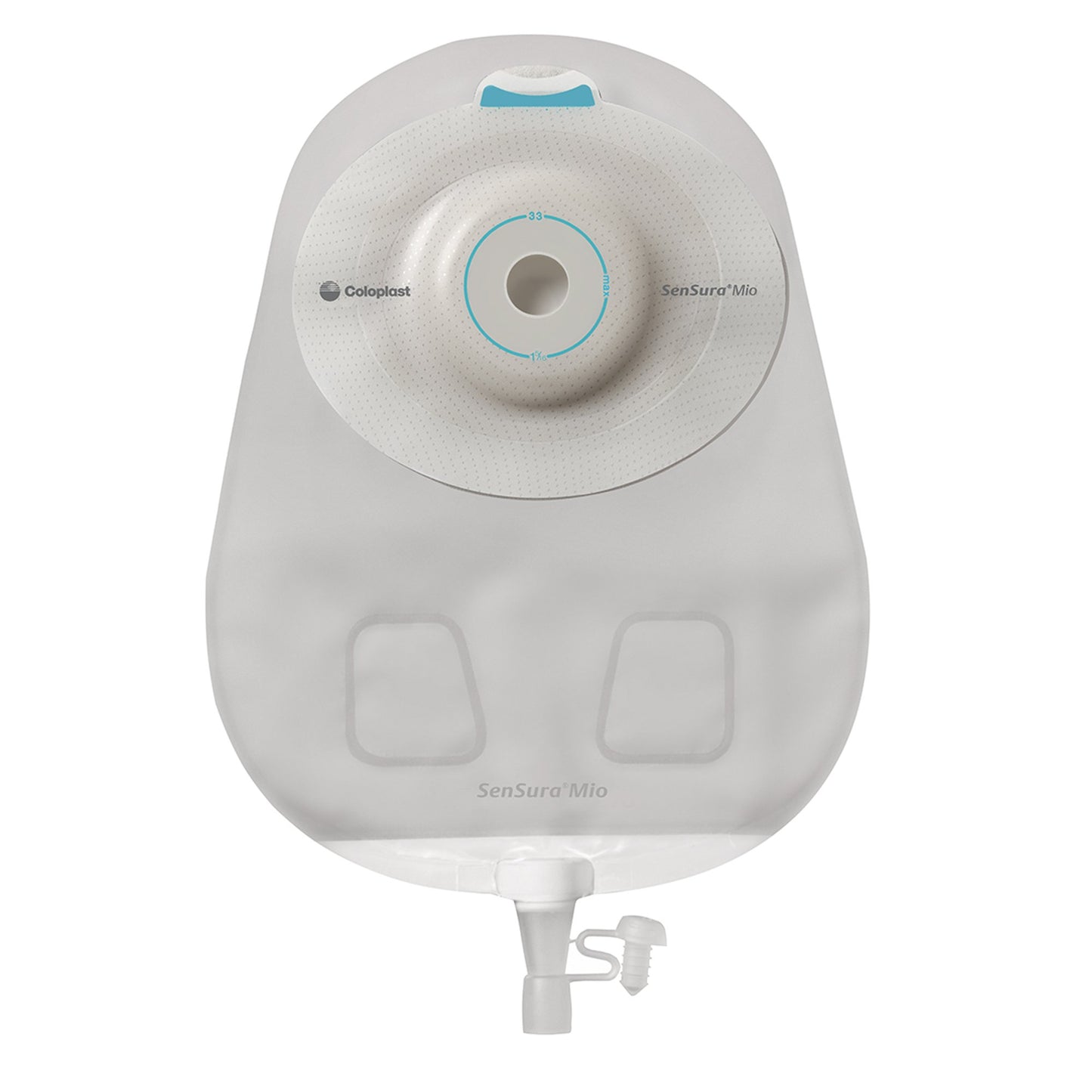 POUCH, URO CONVEX SENSURA 1PCTRANS 3/8"X2"