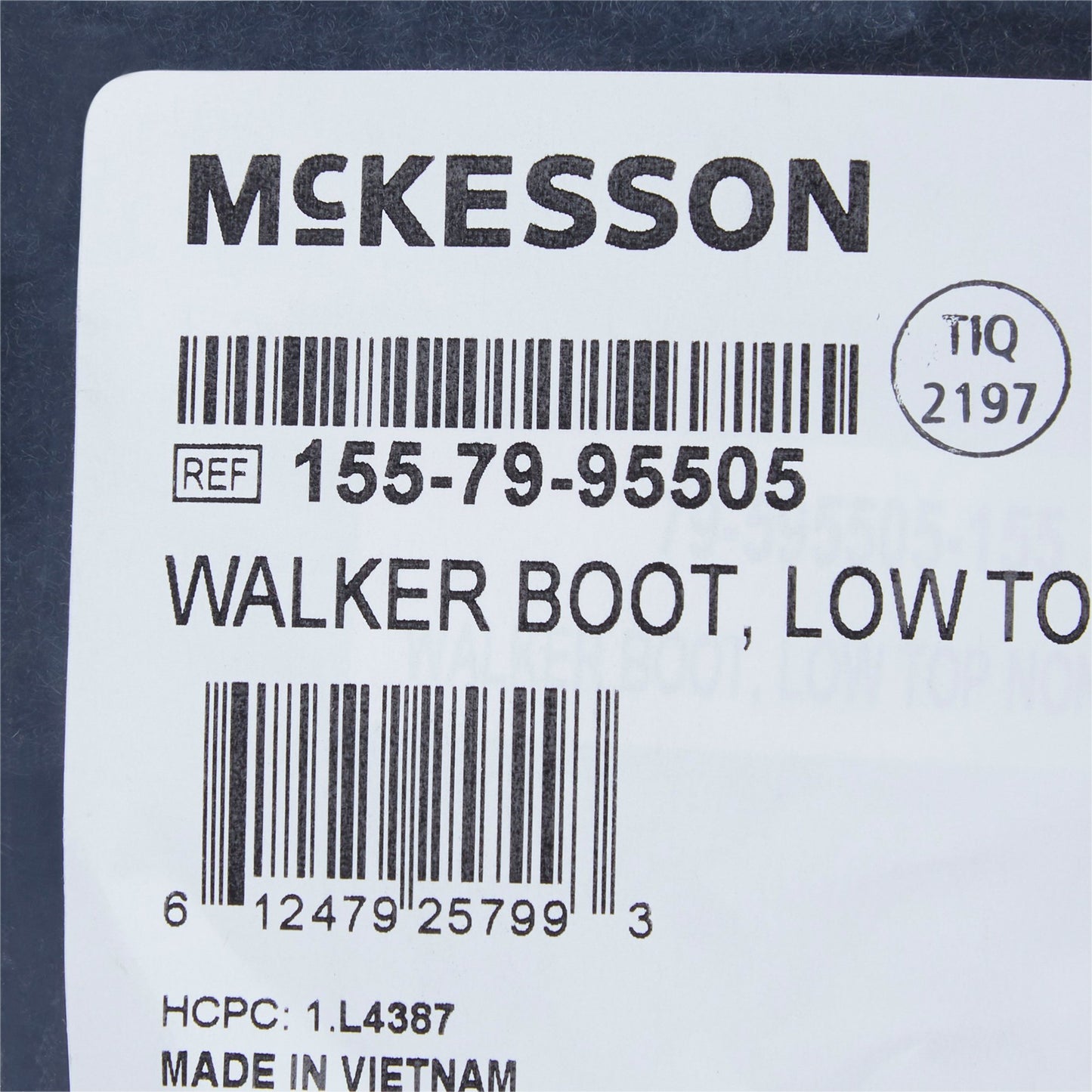 BOOT, WALKER LOW TOP NON-AIRXSM
