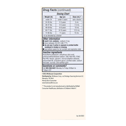 IBUPROFEN, SUSPN ORAL FT CHLDBUBBLE GUM 100MG 4OZ