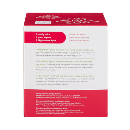 SIMPLY THICK, GEL NECTAR 6GM INDIVIDUAL PACKETS