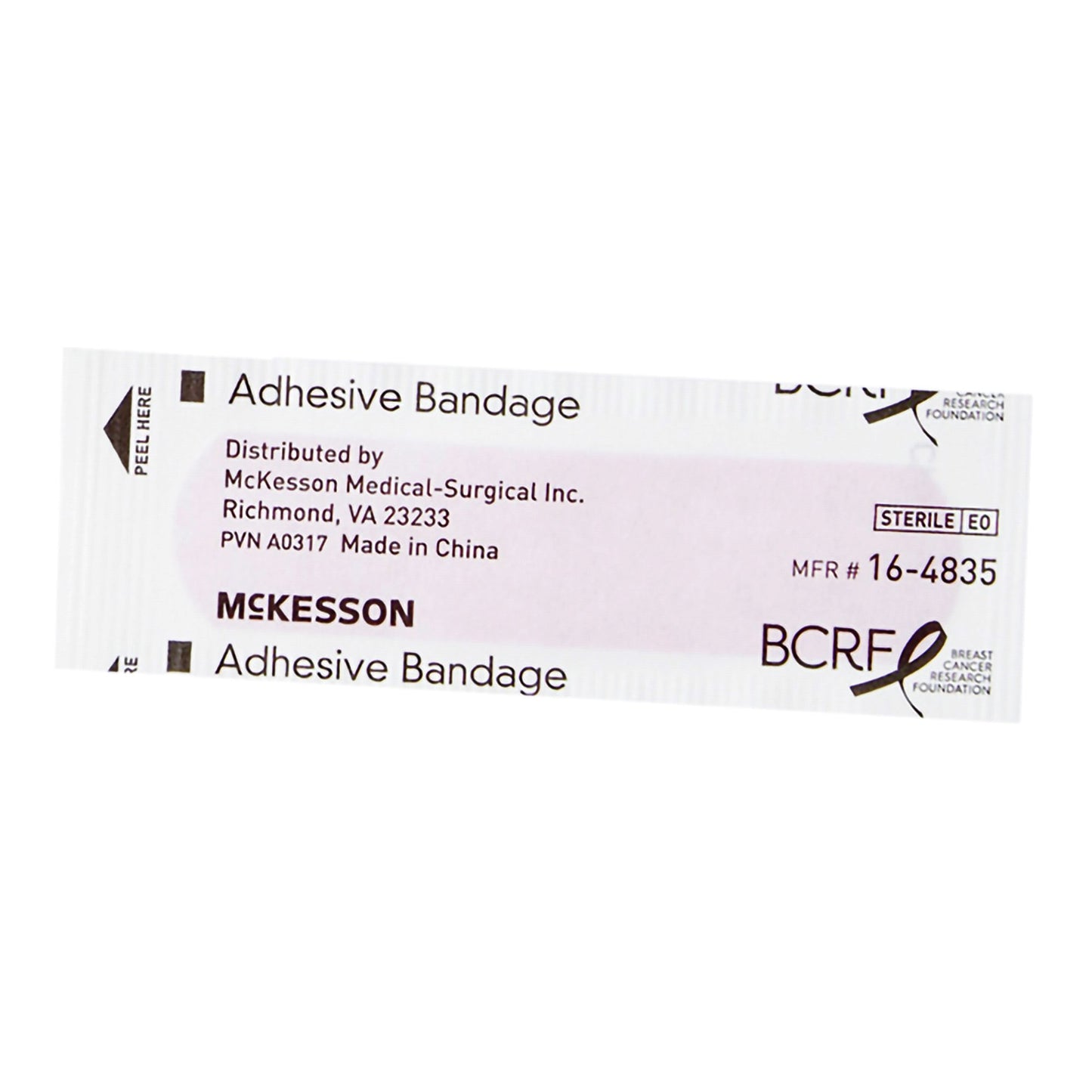 BANDAGE, ADHSV PNK STRIP 3/4"X3"