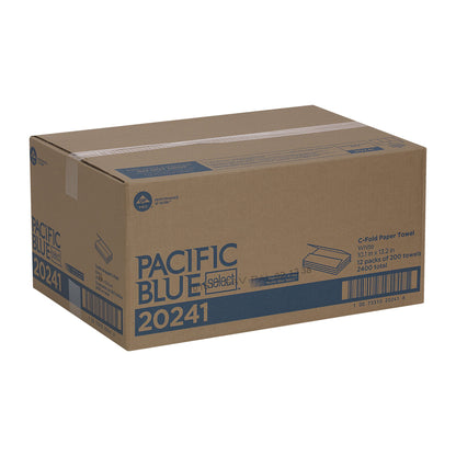 TOWEL, C-FOLD WHT