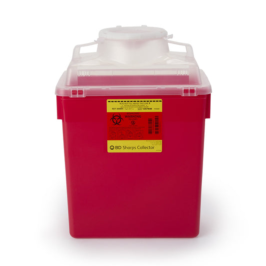CONTAINER, SHARPS RED 6GL NEST