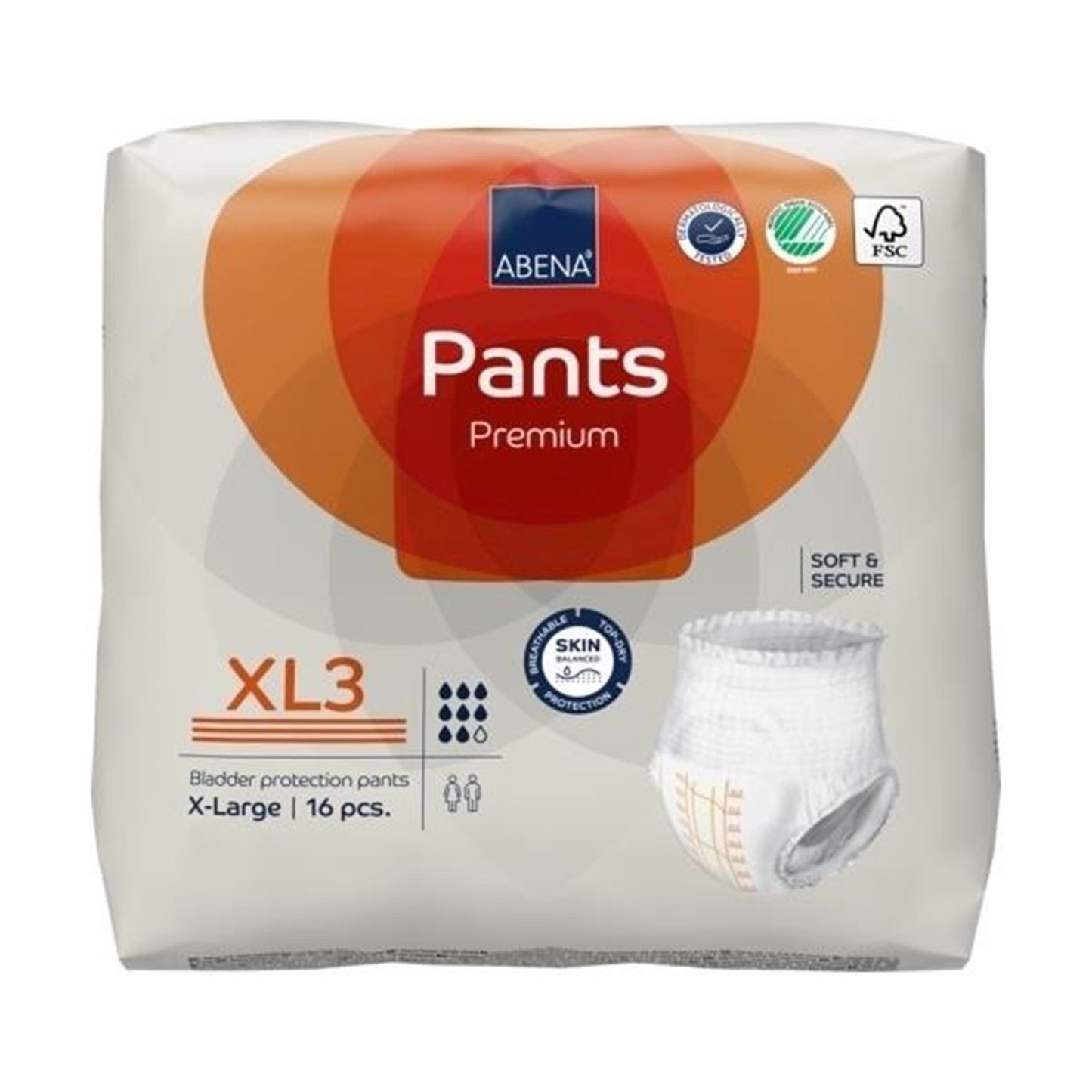 UNDERWEAR, INCONT ABENA PROT PREM XL3 XLG