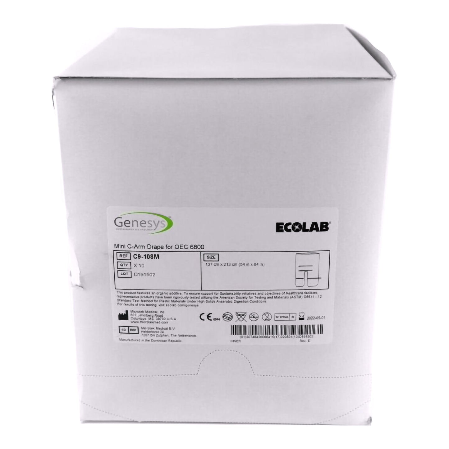 DRAPE, MINI C-ARM F/OE6800 54X84