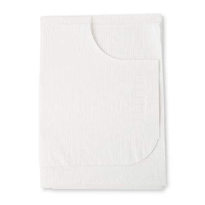 GOWN, EXAM T/P/T F/B OPN WHT 30X42