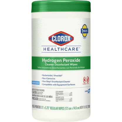 WIPE, WET HYDROGENPEROXIDE 6.75X5.75