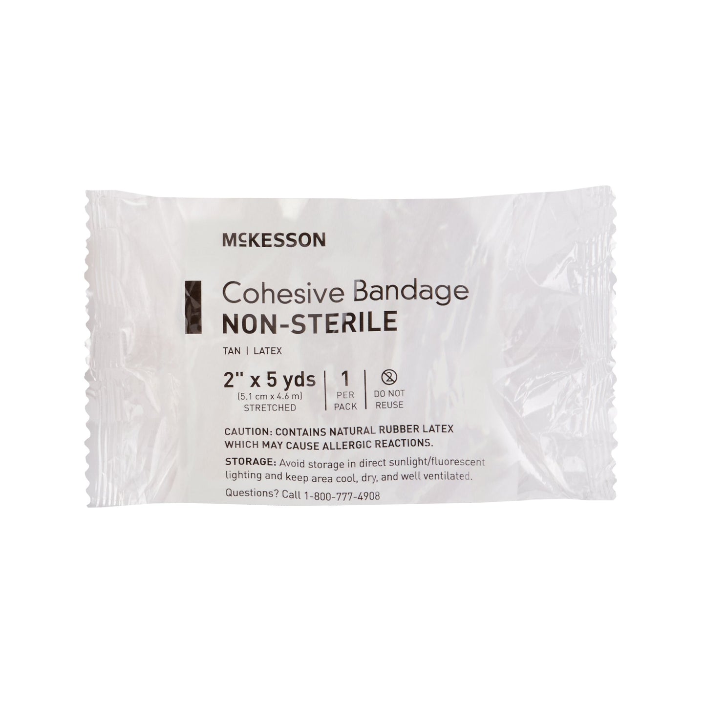 BANDAGE, COHESIVE N/S TAN 2"