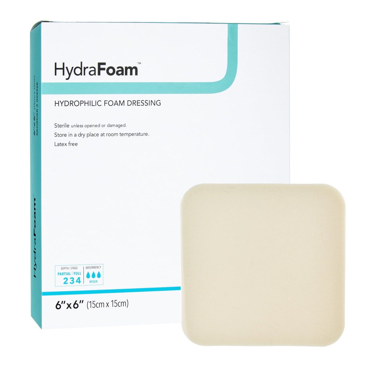 DRESSING, HYDRAFOAM 6X6"