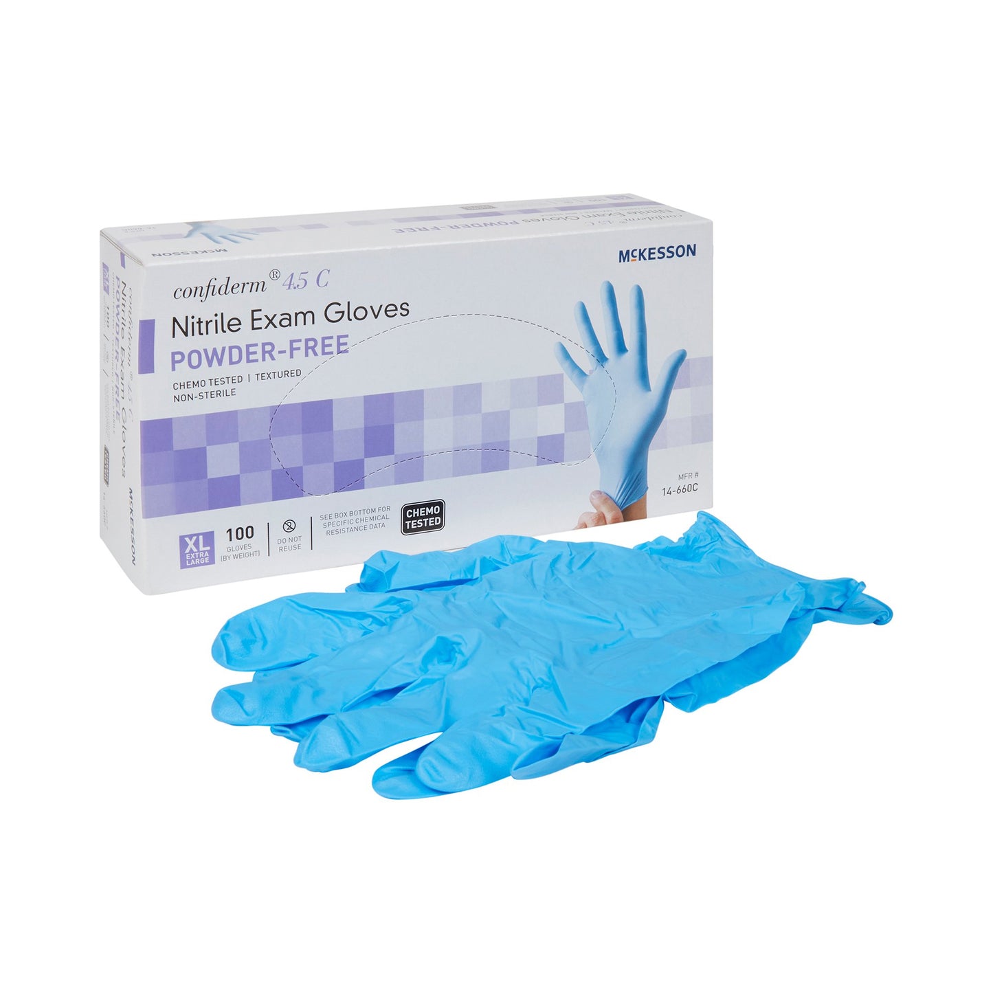 GLOVE, EXAM NTRL XL N/S CHEMO4.5C