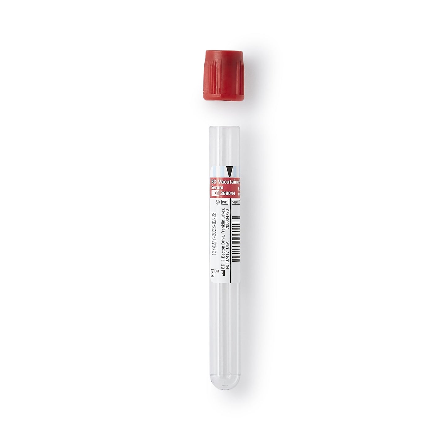 TUBE, BLD COL CLOT RED 6ML PLAS VACUTAINER