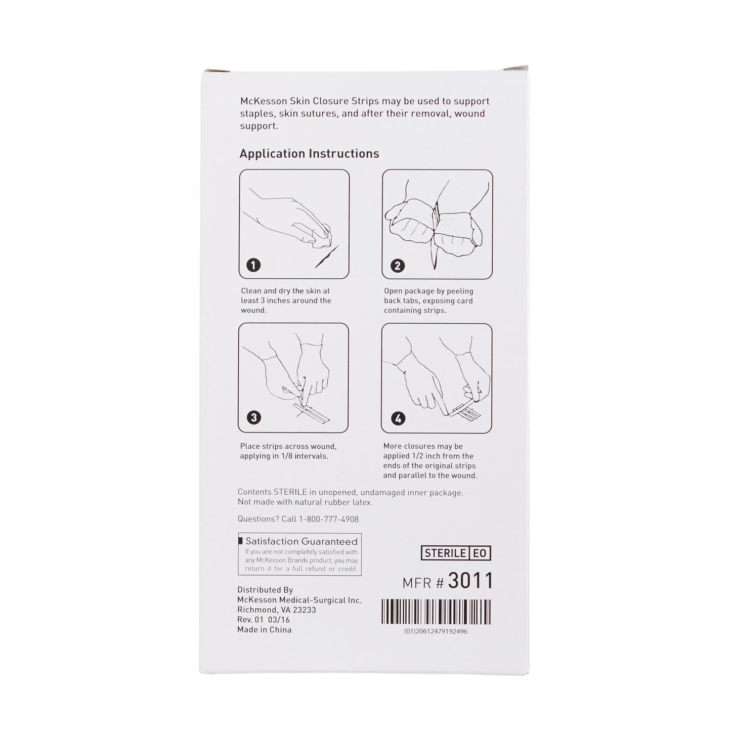 CLOSURE, SKIN REINF LF 1X5"