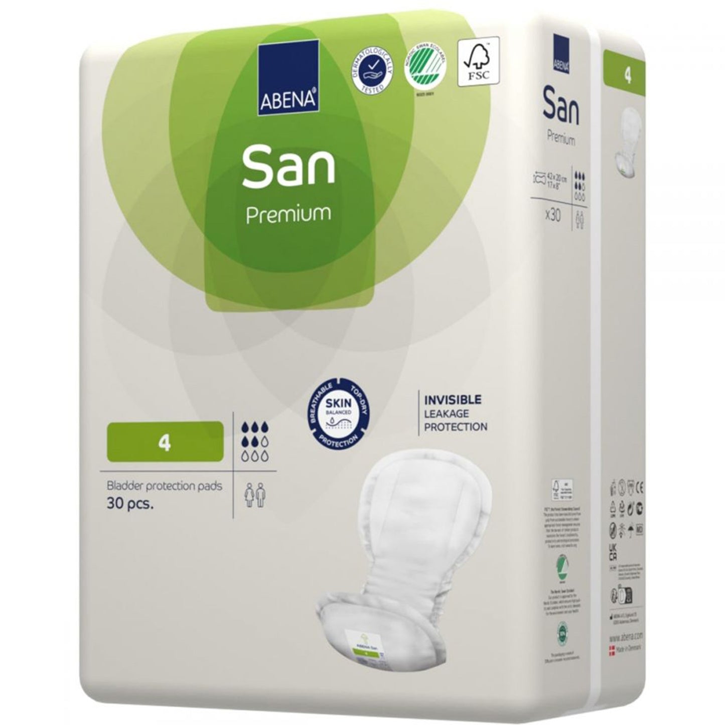 PAD, BLADDER CNTRL ABENA SANIADLT 4