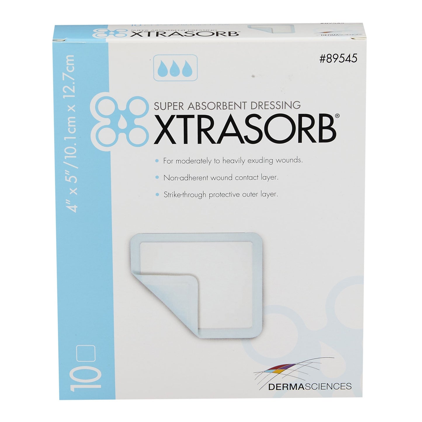 DRESSING, WND XTRASORB STR 4X5