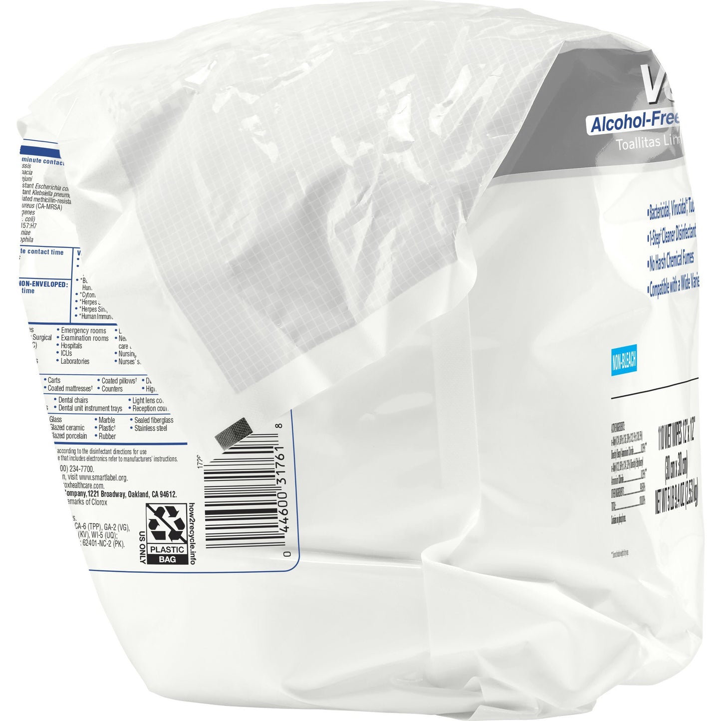 WIPE, DISINFECTANT VERSASURE ALCHL FREE REFILL