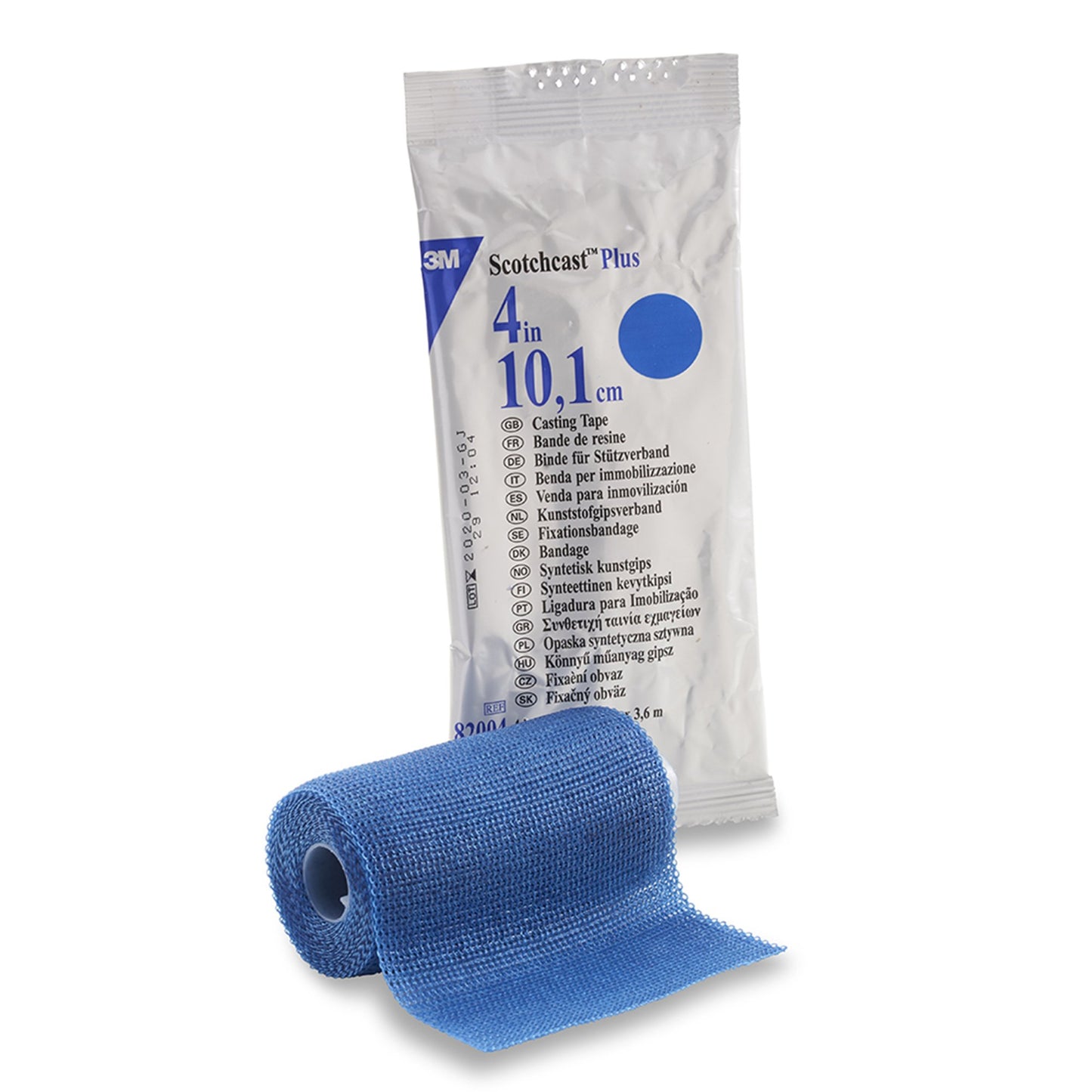 TAPE, CAST SCOTCHCAST 4"X4YDSBLU