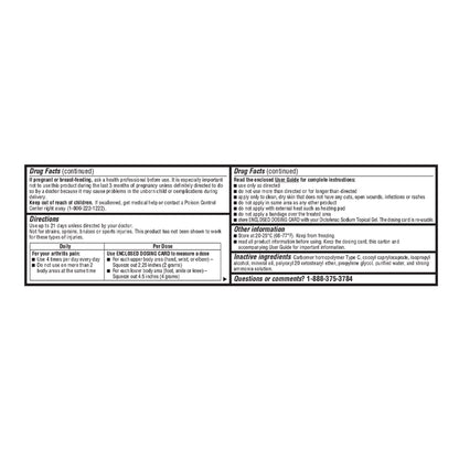 DICLOFENAC SODIUM, GEL TOPICAL1% 100GM