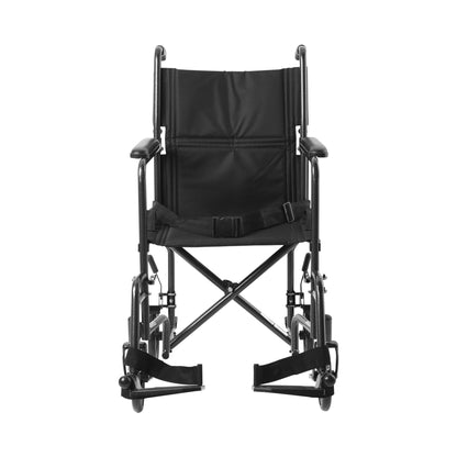 CHAIR, TRANS STEEL SILVER 19"