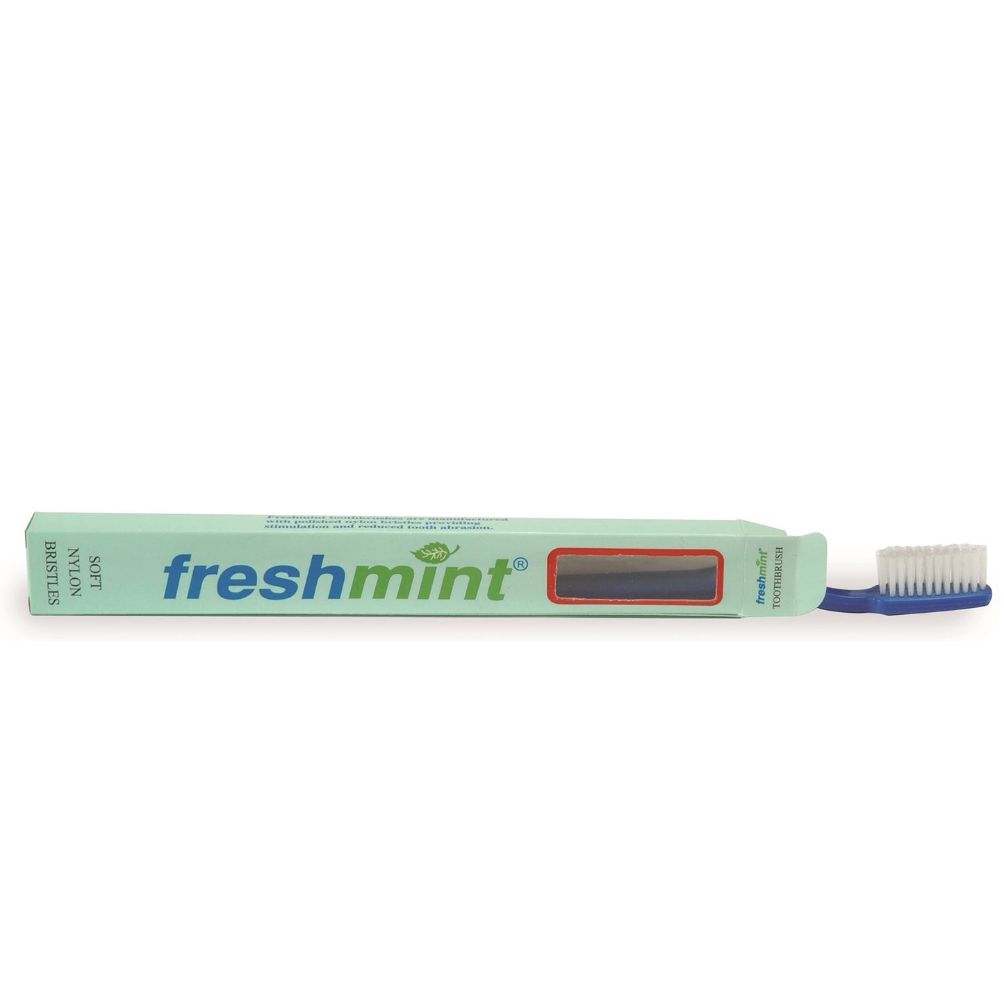TOOTHBRUSH, PREMIUM NYLON 43TUFT IND WRAP