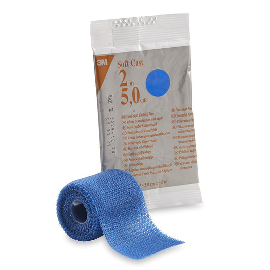 TAPE, CAST SCOTCHCAST SOFT 2"X4YDS BLU