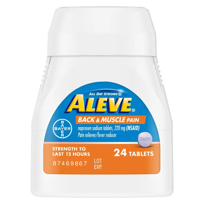 ALEVE, TAB BACK/MUSCLE PAIN 220MG
