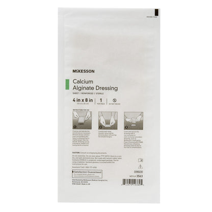 DRESSING, CALCIUM ALGINATE SHEET 4"X8"