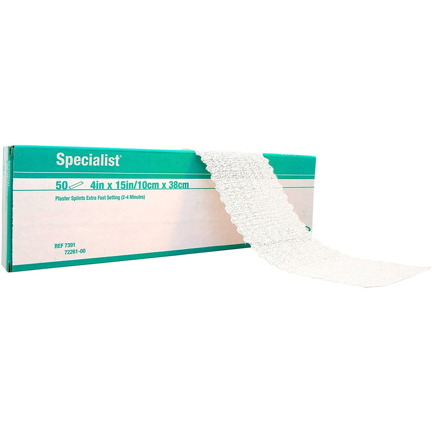 SPLINT, PLASTER CAST SPEC XFAST WHT 4"X15"